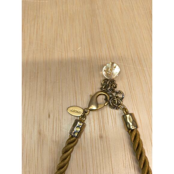 Chicos Lucite Necklace Gold Coloring - Picture 4 of 9